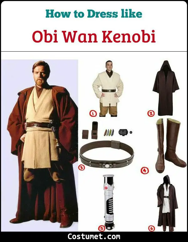 Obi Wan Kenobi (Star Wars) Costume for Cosplay & Halloween 2023